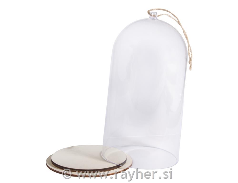 Prozirna kupola s postoljem fi 12cm