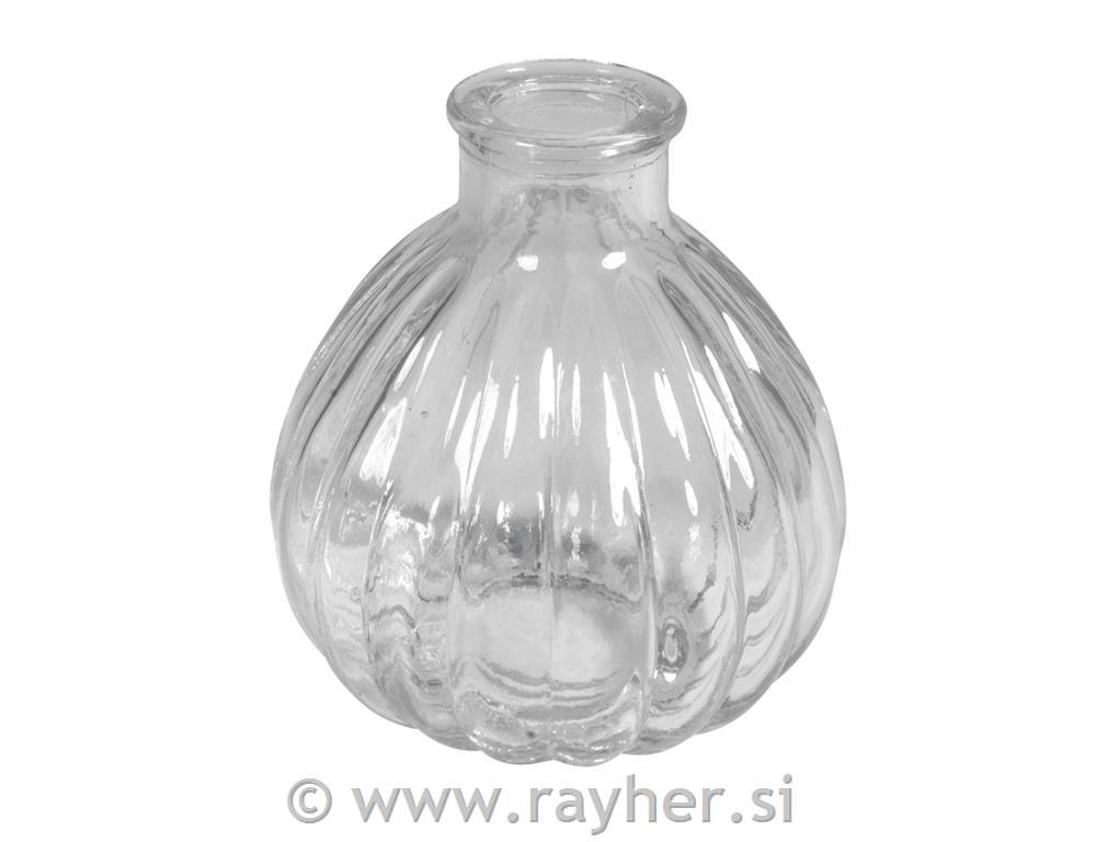 Vaza staklo, set 2, 7cm o, 8cm, 100ml