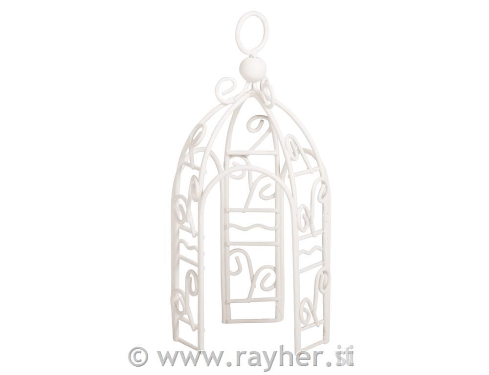 Gazebo, white, 6x6x12.5cm, tab-bag 1pc