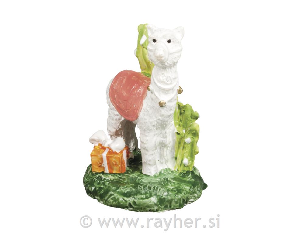Polyresin Llama, 3.8x3.8x5.2cm, PVC box1pc