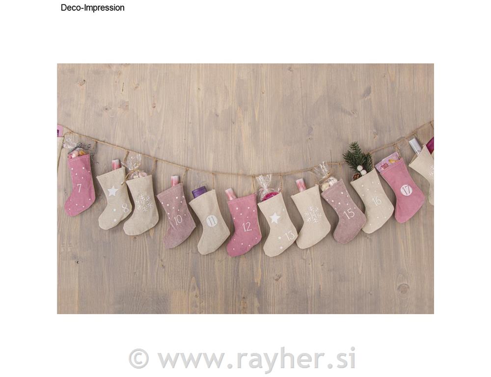 Adventski kalendar Božićne čarape