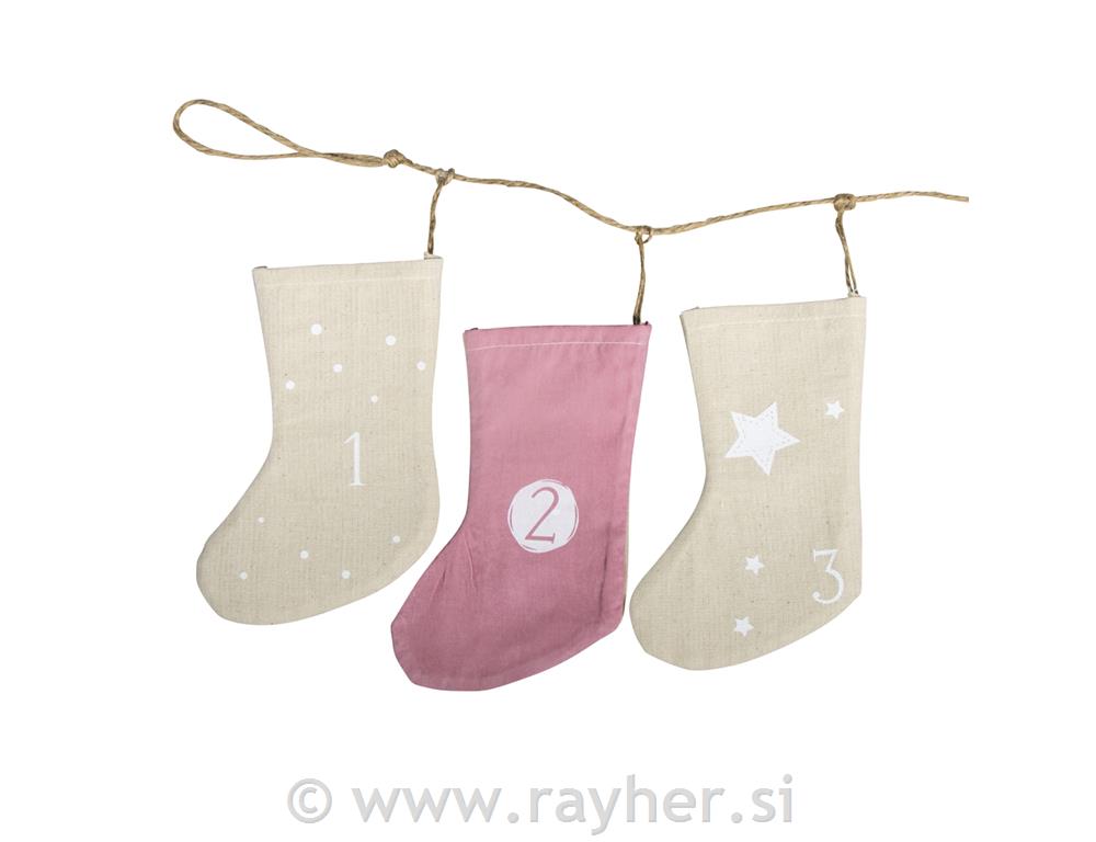 Adventski kalendar Božićne čarape