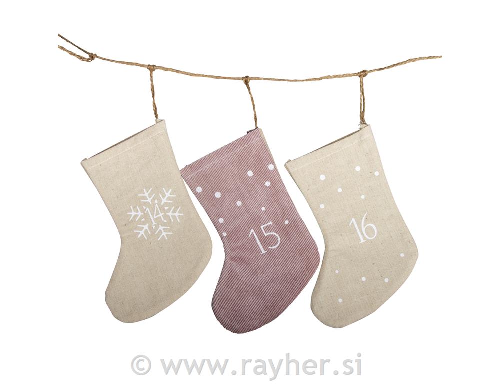 Adventski kalendar Božićne čarape