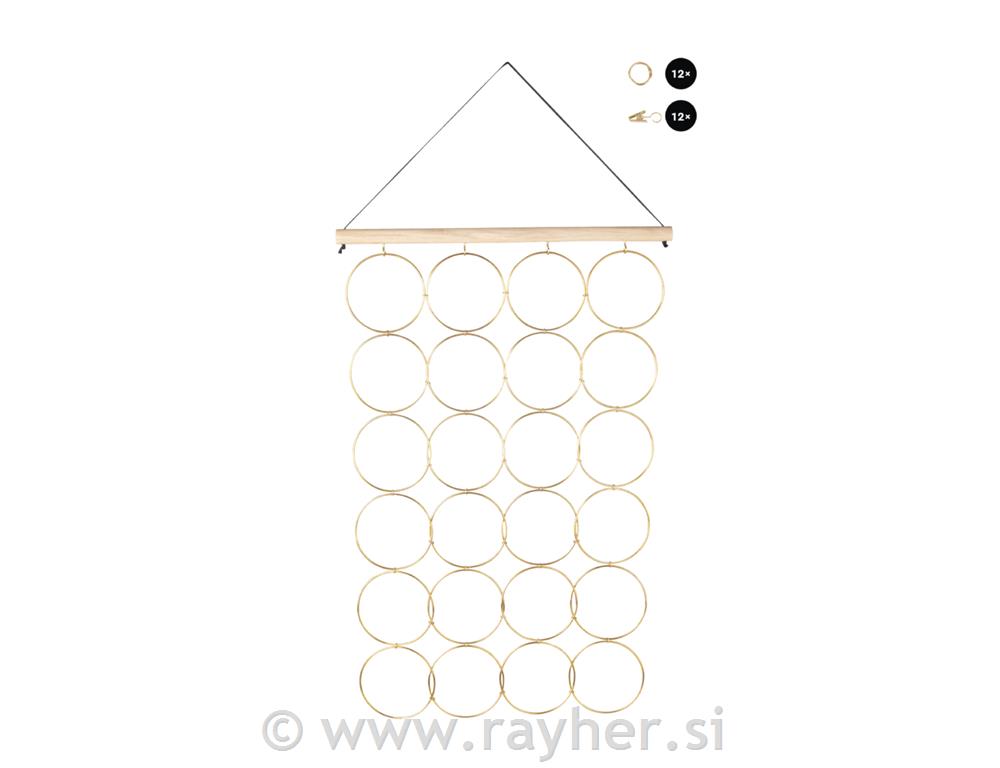 Decorative hanging rings