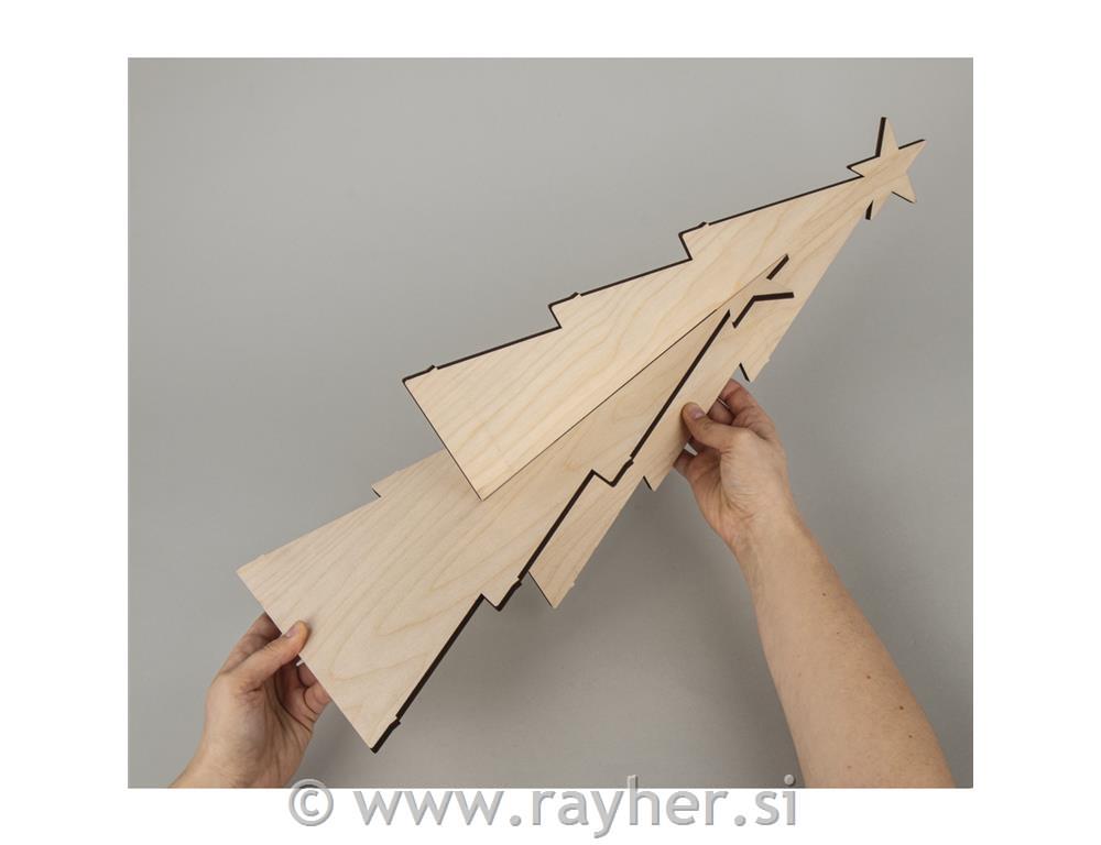 Drvena smreka stalak 45 cm