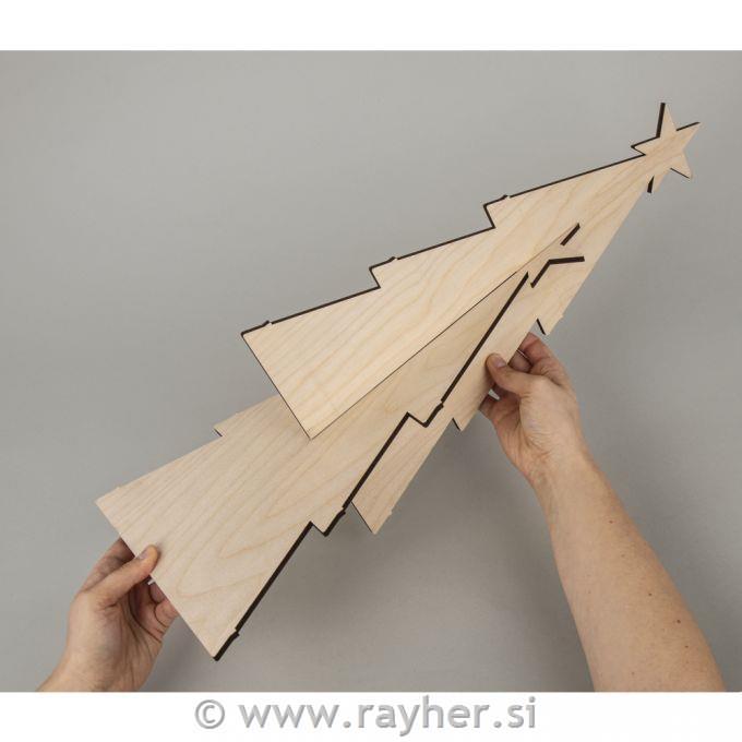 Drvena smreka stalak 45 cm