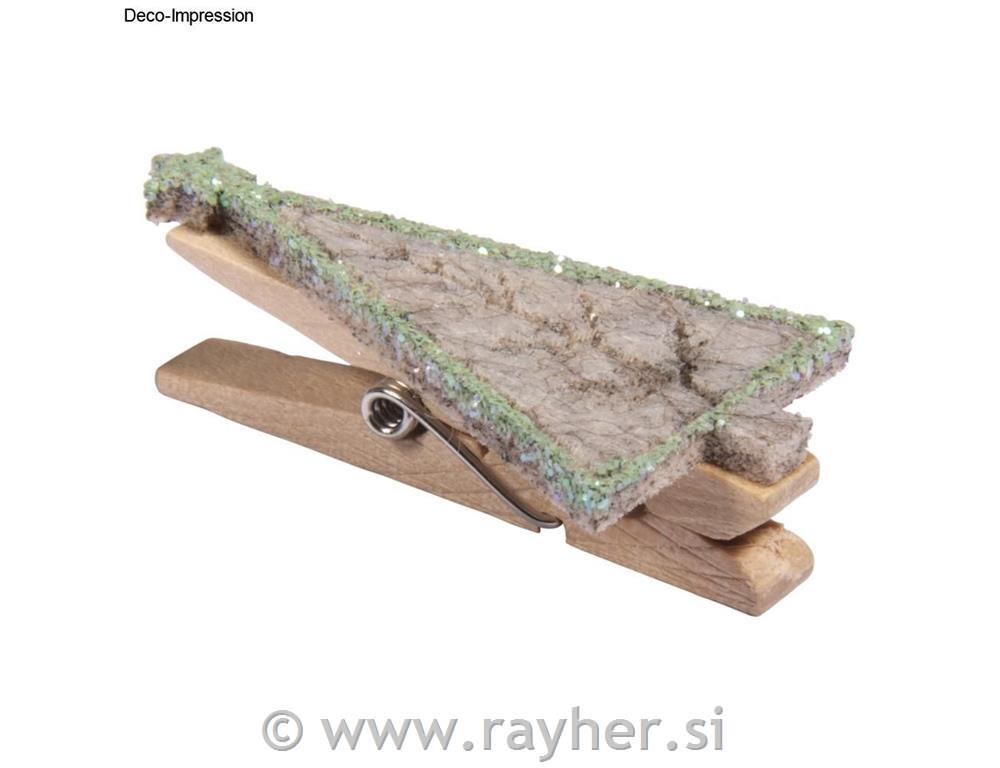 Drvene štipaljke Smreke, set 6