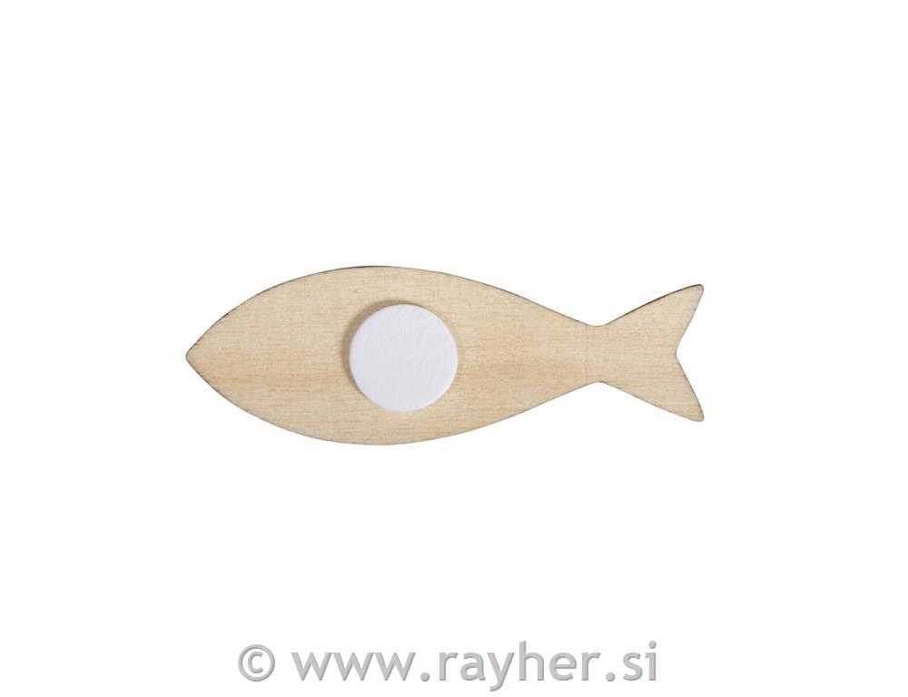 Lesene ribice, 4cm, set 9