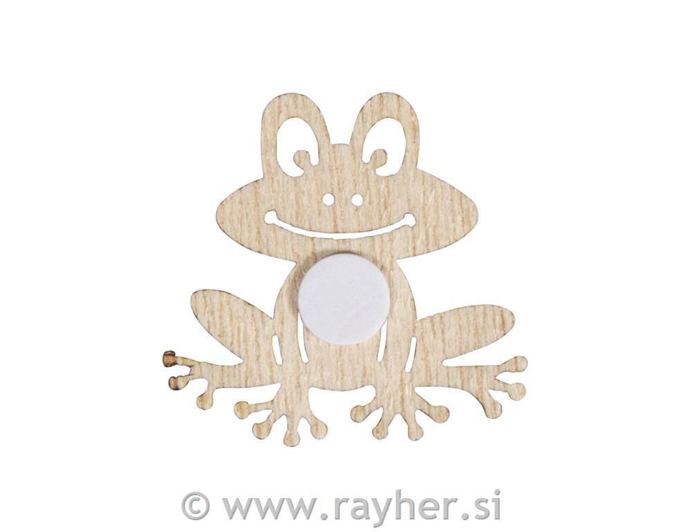 Drvene žabe, 4x4cm, set 9