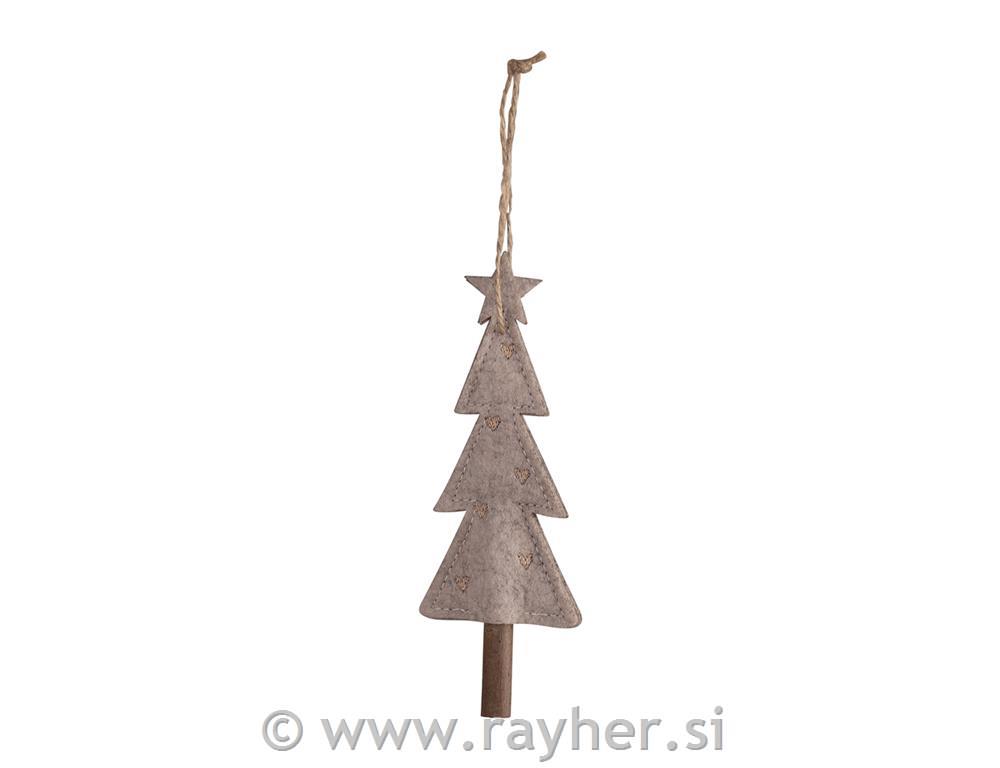 Vješalica od filca smreka 6x17 cm