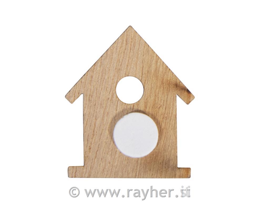 Drveni ukrasi, U vrtu, 2,2-4cm, set 14