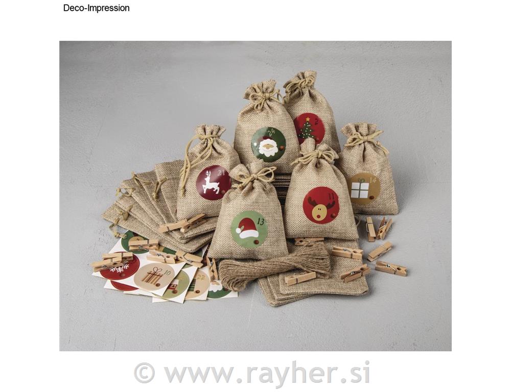 Kreativni set Adventni kalendar