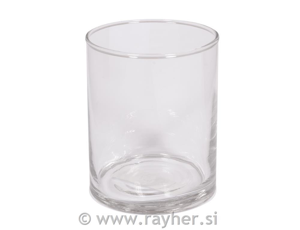 Glass vase 8 cm, h = 10 cm