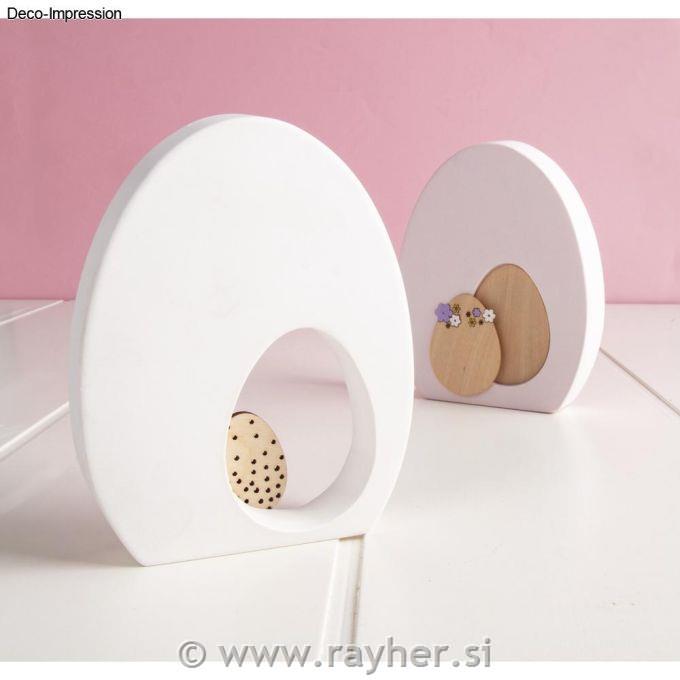 Motivi od furnira Uskršna jaja2-8 cm, 18 komada