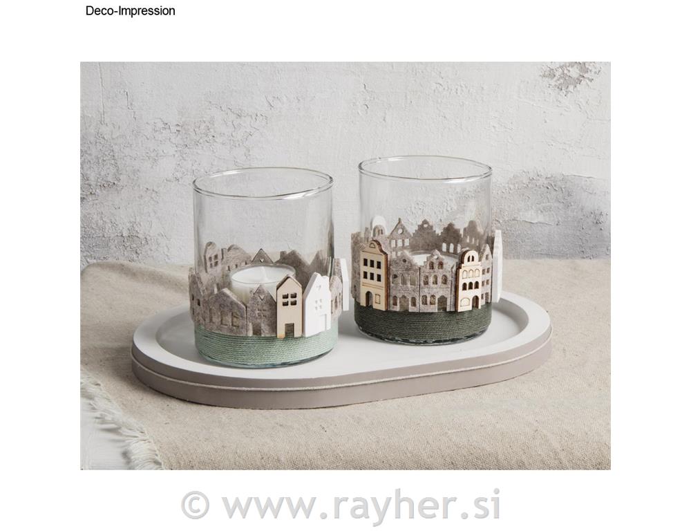 Nordijske kućice od filca, set 4