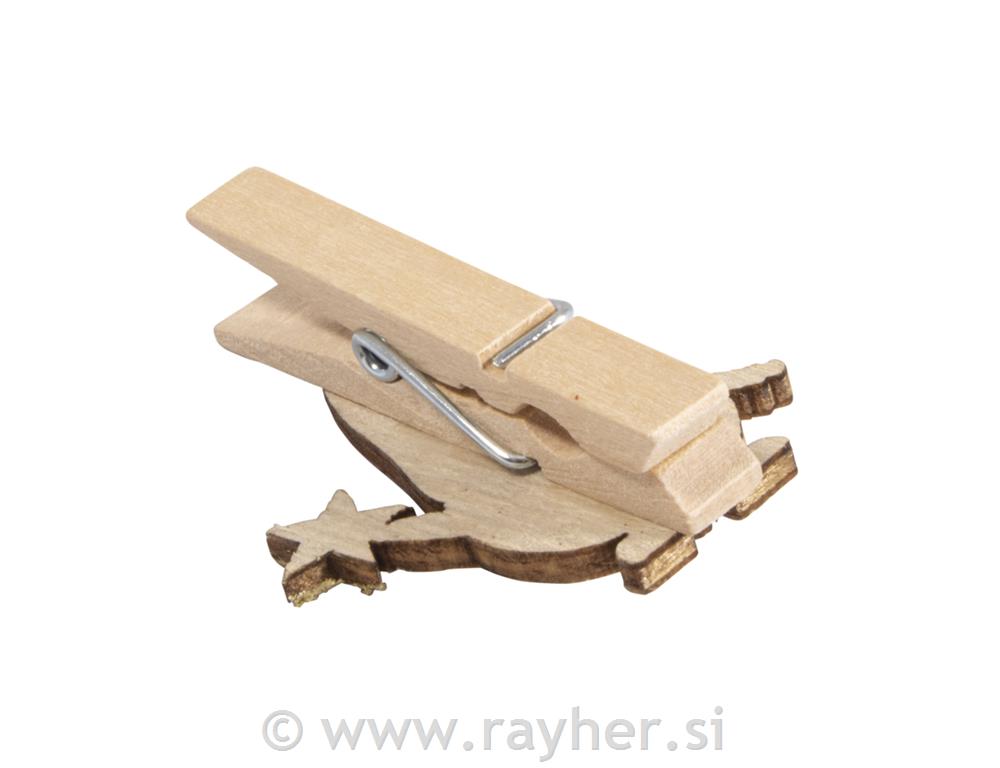 Leseni palčki ščipalke, set 6
