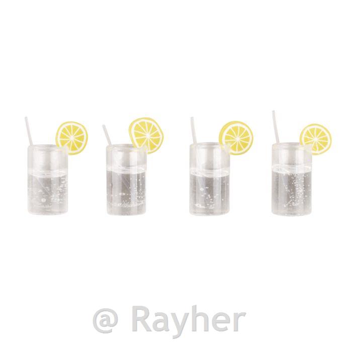 Mini koktejli, 1x0,5x1,5cm, set 4