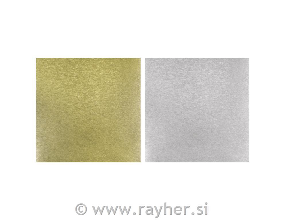 Scarpbooking papir,brušen videz,zlat/sreb.,30.5x30.5cm,250gs