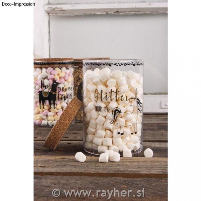 Decor.peel-off motives "Unicorn+Llama",10x16cm, tab-bag 2sheets