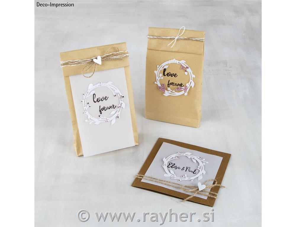 Rezač: Vijenac s lišćem, cca 7.5cm, set
