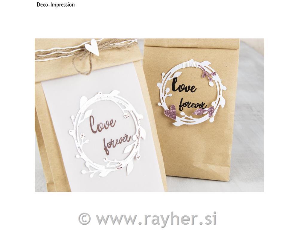 Rezač: Vijenac s lišćem, cca 7.5cm, set