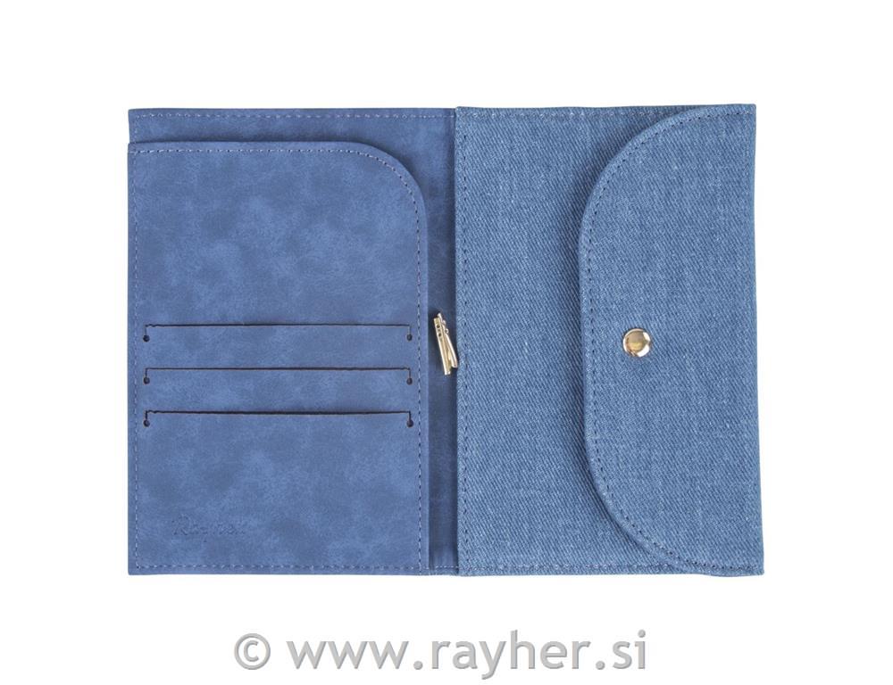 Korica Traveler´s Wallet, denim plavi 1
