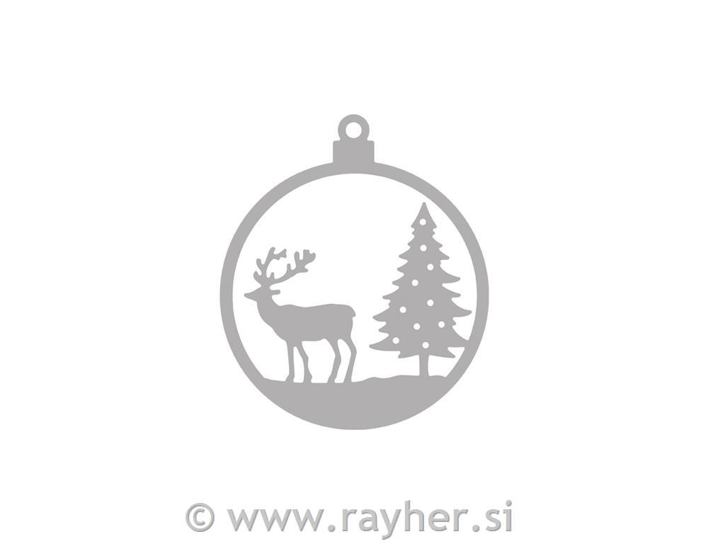 Rezač Rayher, Balon - Jelen 6,5 cm