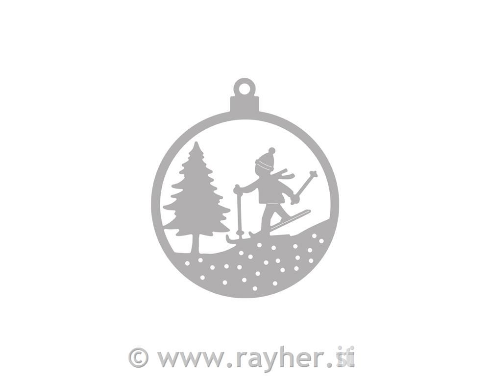 Rezač Rayher, Balon- Skija 6,5cm