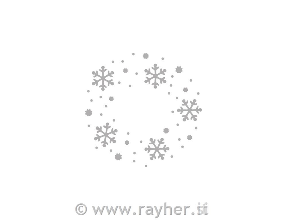 Rezač Rayher, Vjenac iz pahuljica