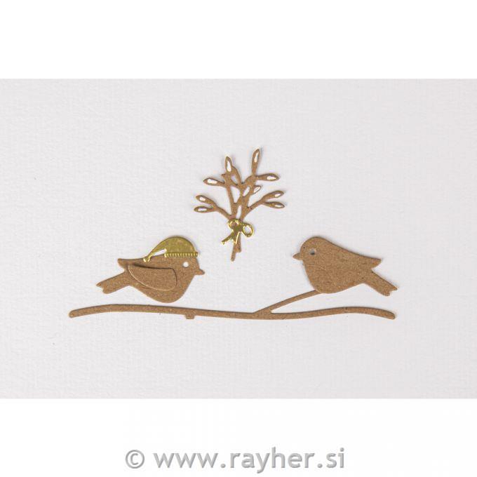 Cutting Die Winter Birds 8 pcs