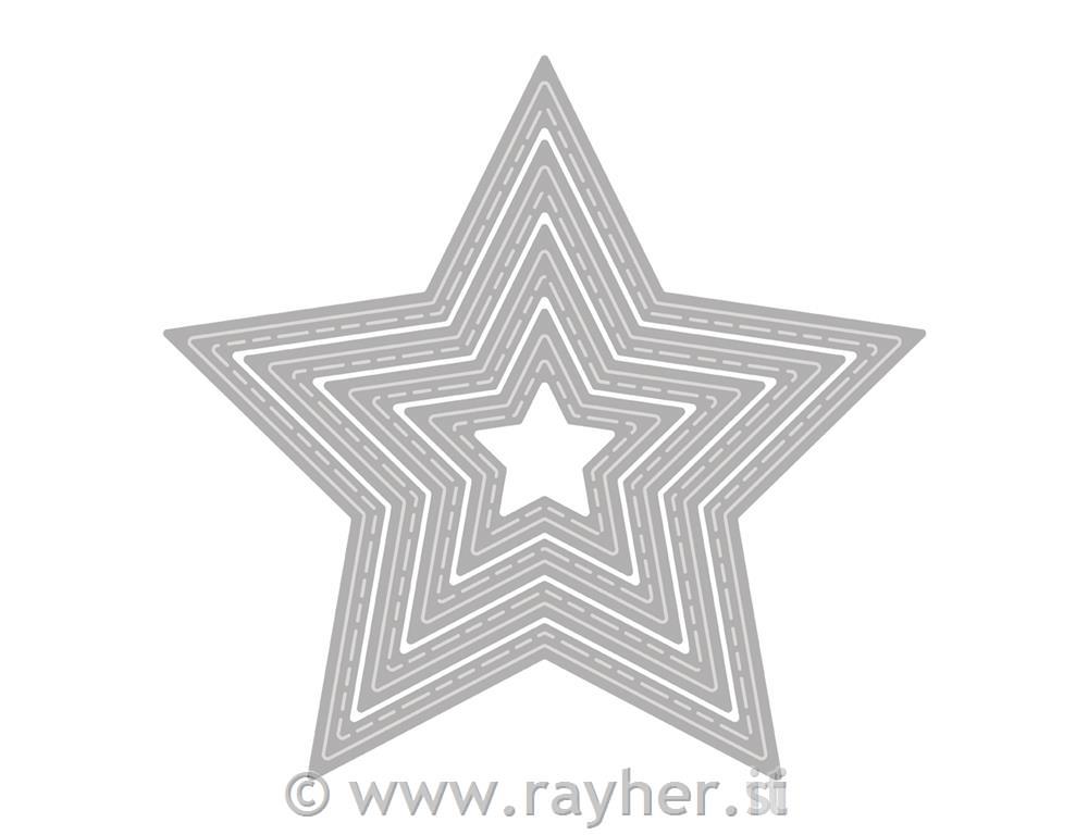 Rezač zvijezda2.4-7.4cm, 4 djelna