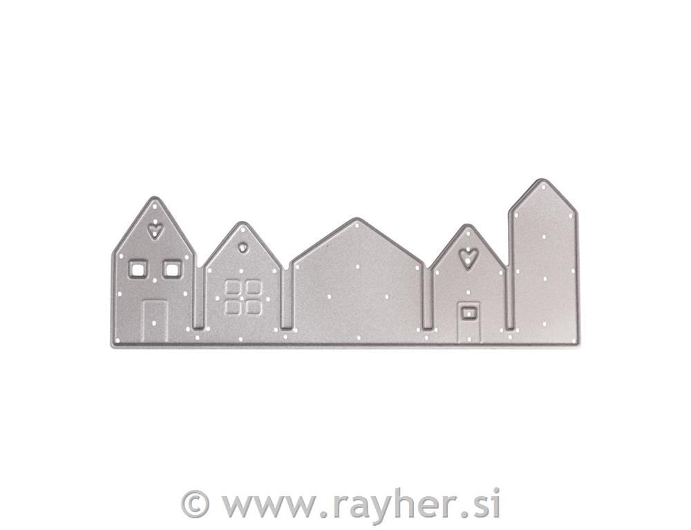 Rezna šablona Kuće u nizu 12,1x4,5cm