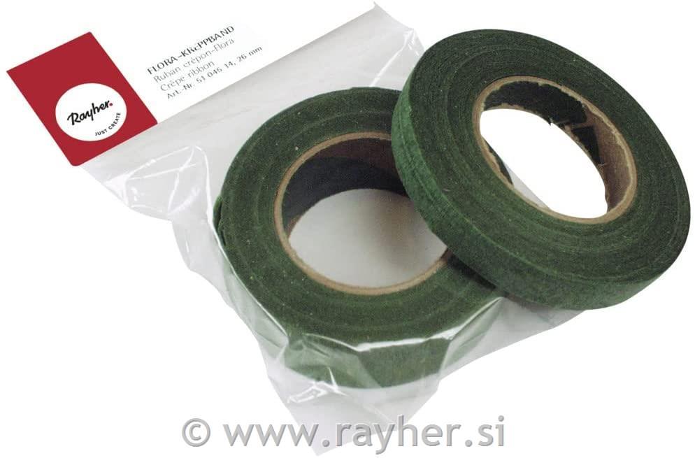 Krep traka, 26 mm, navoj 27,5 m, zelena,1 kom.