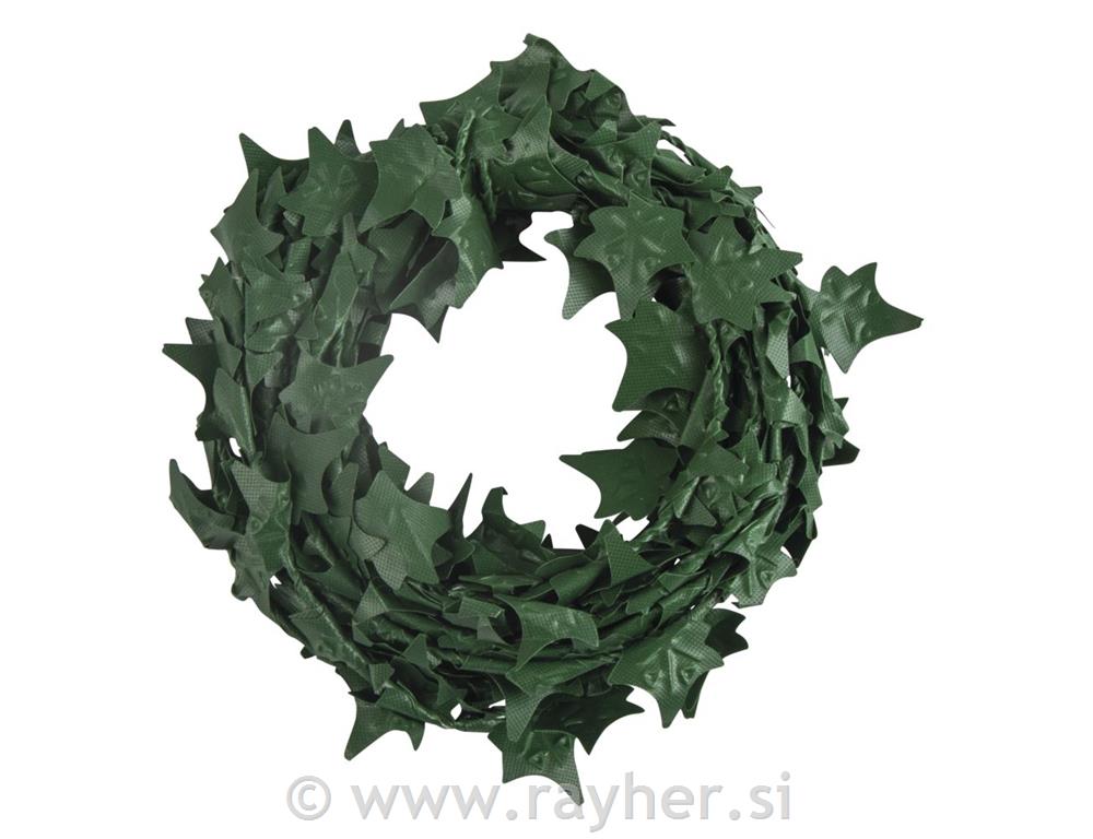 Girlanda, mini, 3 m, temno zelena