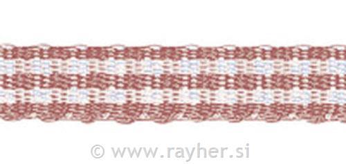 Traka karo, svijetlo ružičasta, 5 mm, 1m