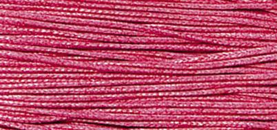 Vrvica bombažna, povoščena, roza, 1 mm, 20 m