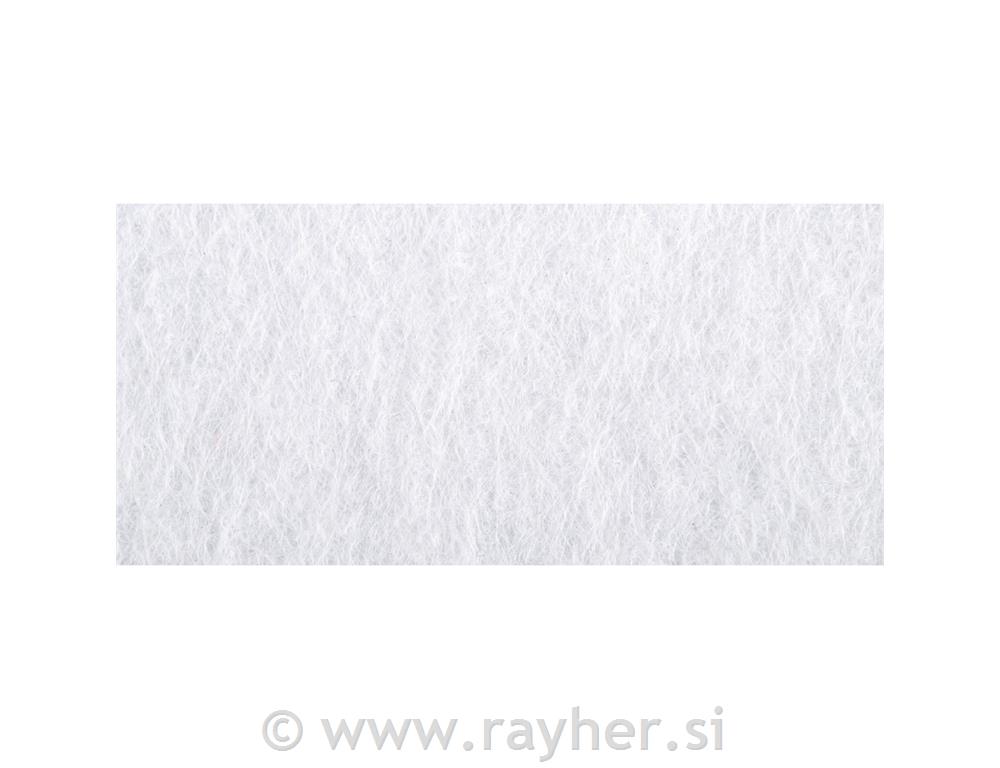 Filc A4, 0,8-1 mm, bel, 20x30 cm