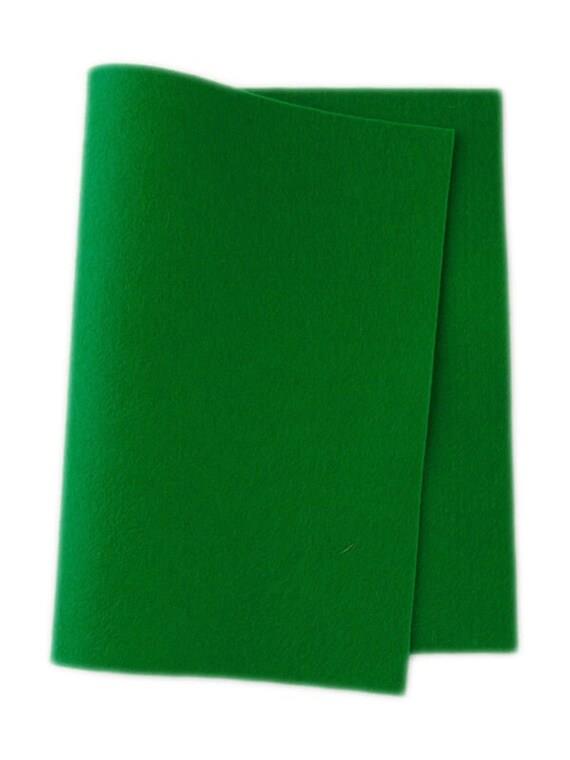 Felt cuts, 0,8-1 mm, green, 20x30 cm