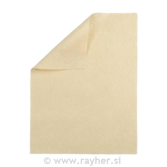 Filc A4, 0,8-1 mm, temno bež, 20x30 cm, 1 kos