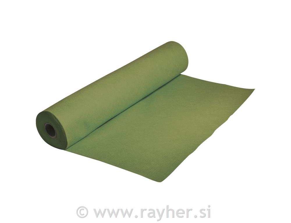Filc u roli, 0.8-1 mm, svijetlo zelena,metraža
