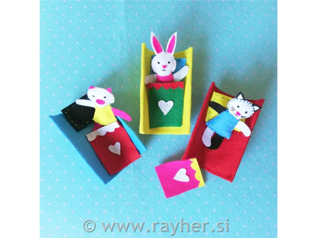 Filc, set, 0.8-1 mm, mješovito, 20x30 cm, 10 kom.