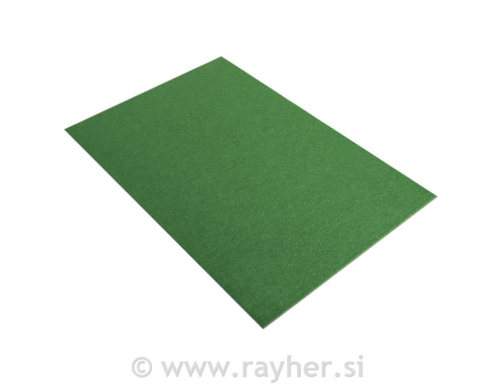 Filc tkanina, 4 mm, temno zelen, 30x45 cm