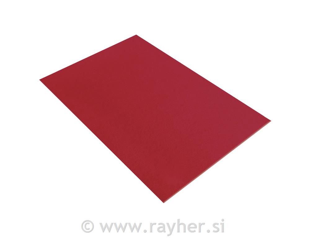 Filc tkanina, 4 mm, crvena, 30x45 cm
