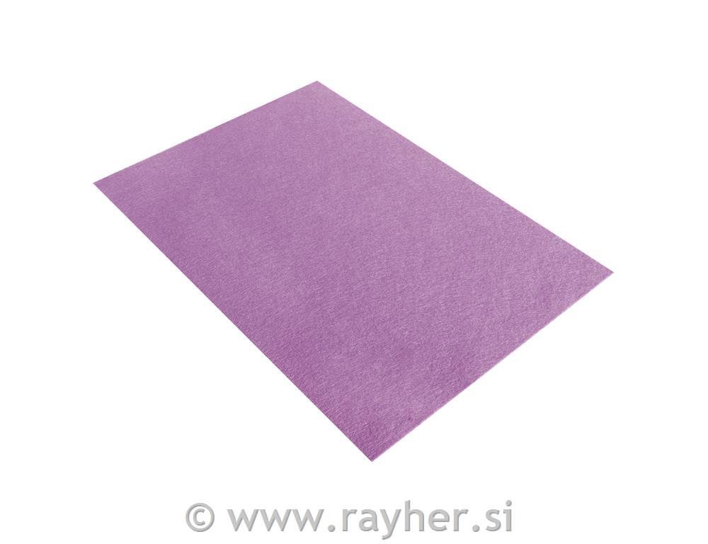 Textile felt, lilac, 30x45x0.2cm