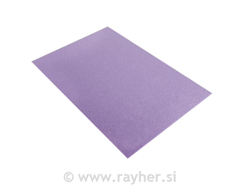 Filc, lavanda, 30x45x0,2cm