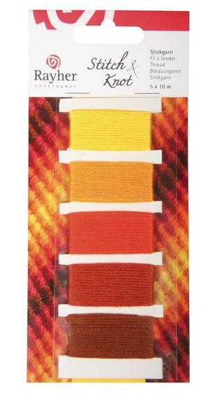Pamučne vrpce "Stitch & Knot", narančast