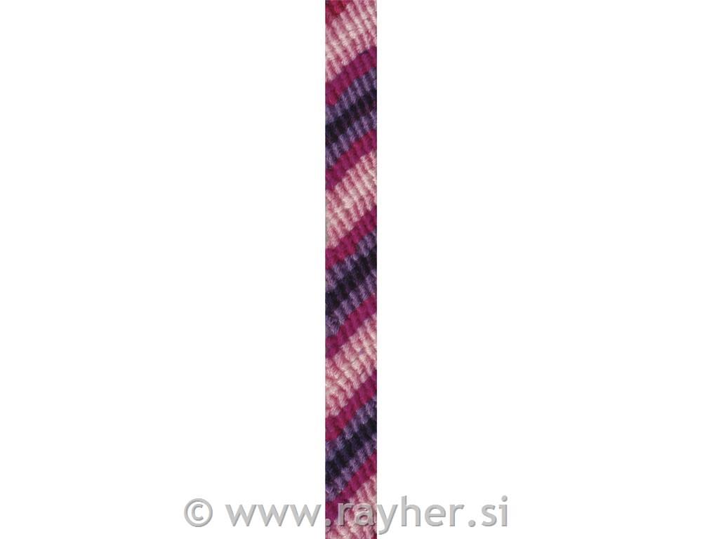 Bombažne vrvice "Stitch & Knot", roza, 5barvx10m