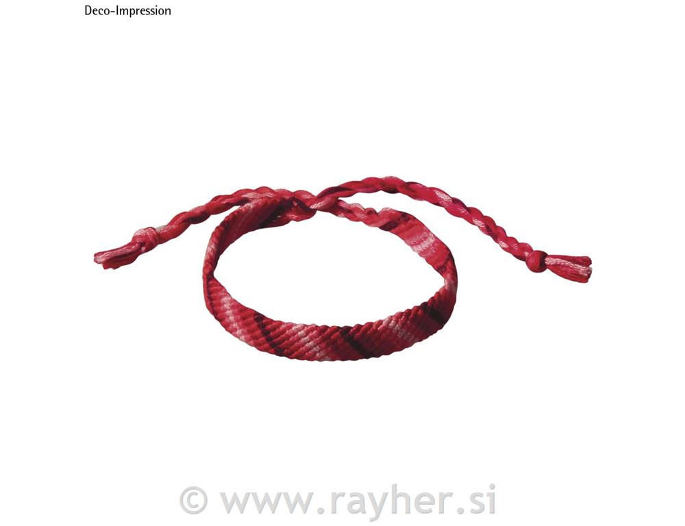 Pamučne vrpce "Stitch & knot, red tones5x10m