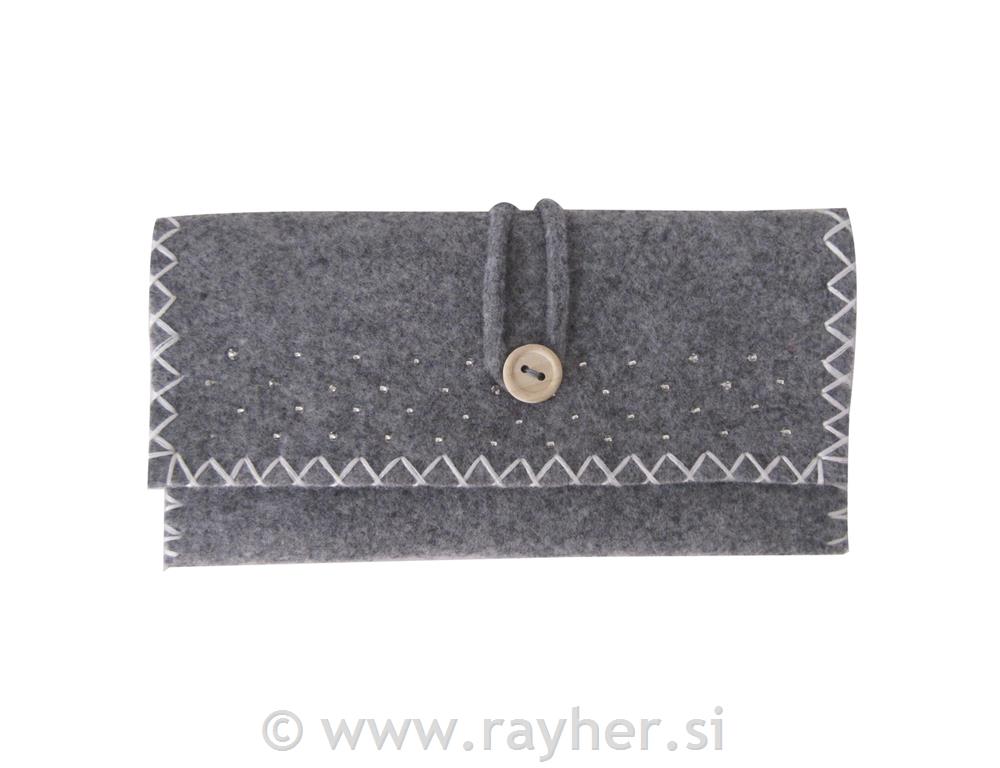 Ustvarjalni set, Torbica iz filca, 9x18cm