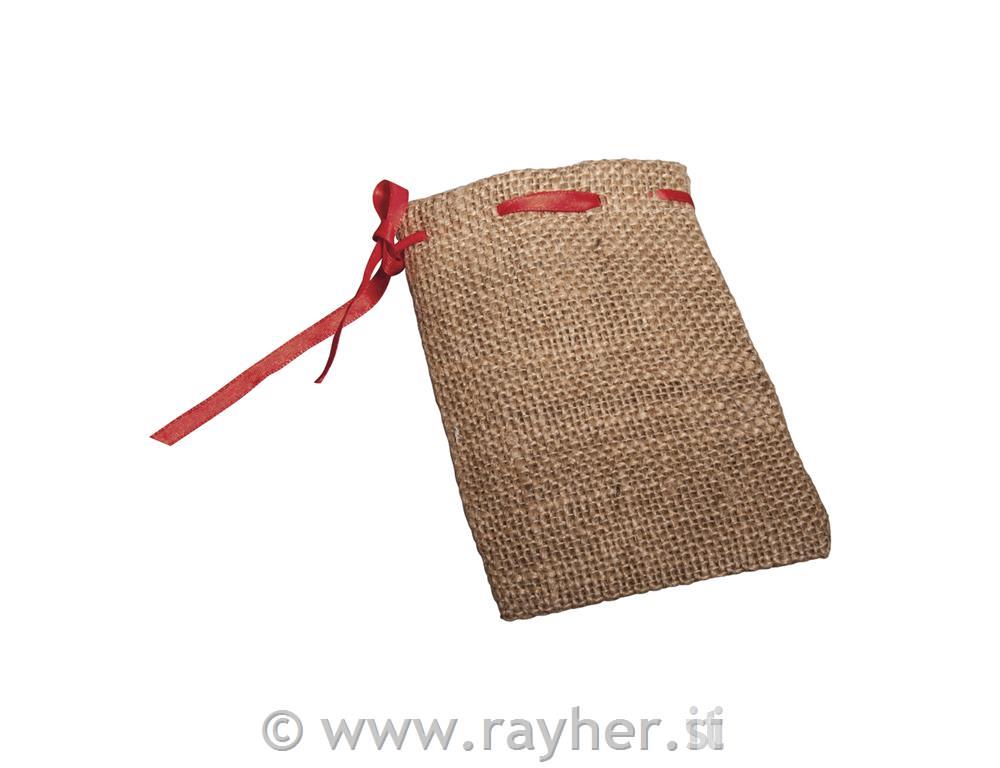 Vreća od jute, 10x14cm, set 4